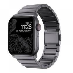 NOMAD Aluminiu curea Apple Watch Ultra (49mm) 8/7 (45mm) 6/SE/5/4 (44mm) 3/2/1 (42mm) gri (NM01327585)