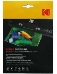 Kodak A6, 160 micron, fényes, 25 db/csomag lamináló fólia (KO-LMA6-PK25A) (KO-LMA6-PK25A)