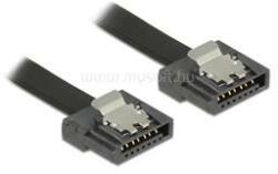 Delock kábel SATA FLEXI 6 Gb/s 70 cm fekete fém (DL83842) (DL83842)