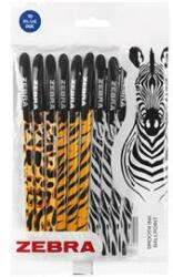 Zebra Animal Doodlerz 10 db-os vegyes mintájú eldobható golyóstoll (ZEBRA_02617) (ZEBRA_02617)