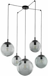 TK Lighting Esme lampă suspendată 5x5 W negru-grafit 5382 (5382)
