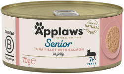 Applaws 6x70g Applaws Senior tonhal & lazac nedves macskatáp
