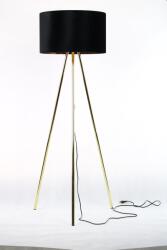 TK Lighting Umberto lampă de podea 1x15 W negru-auriu 6635 (6635)