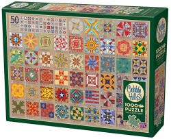 Cobble Hill 1000 db-os puzzle - 50 States Quilt Blocks (40050)