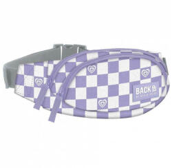 Derform BackUp 2000-es évek kétzsebes övtáska - Lila-fehér kockás (TBB6A29) (TBB6A29)