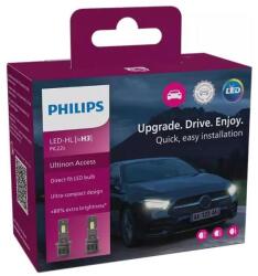 Philips SET 2x bec LED auto 11336 U2500 CX H3 PK22s/13W/12V 6000K (P6098)