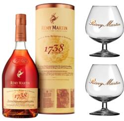 Rémy Martin Remy Martin 1738 Accord Royal Cognac dd. 0, 7L 40% + 2 ajándék pohár