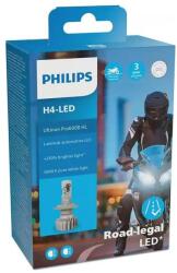 Philips Bec LED pentru motocicletă Philips ULTION 11342 U6000 X1 H4 P43t-38/18W/12V 5800K (P6094)