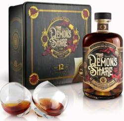 The Demon's Share 12 éves Rum + 2 Pohár (0, 7L 43%)