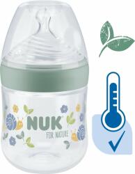 Nuk For Nature cumisüveg hőmérséklet-szabályozóval, 150 ml, zöld