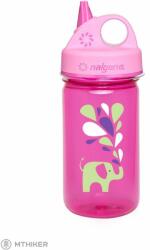 Nalgene Grip-N-Gulp Sustain gyerek kulacs, 0.375 l, pink/elephant
