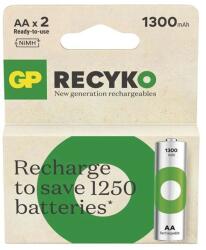 GP Batteries GP ReCyko NiMH Akkumulátor HR6 (AA) 1300mAh 2db B25232 (B25232)