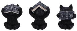 Nemesis Now Set de statuete Nemesis Now Adult: Humor - Three Wise Spell Cats, 8 cm (U6717A24) Figurina