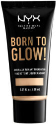 NYX Professional Makeup Born To Glow Naturally Radiant Foundation . Nude Alapozó 30 ml