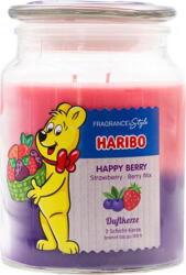 HARIBO Lumanare in borcan de sticla Haribo, Happy Berry, 510 g (NW3501551)