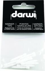 Darwi Replacement Tips For Acryl Opak Съвети за подмяна 1 mm White 10 бр (DA0220010001C)