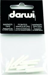 Darwi Replacement Tips For Paint On Leather Marker Съвети за подмяна White 10 бр (DA0420010000C)