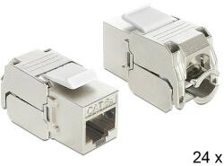 Delock Keystone modul RJ45 jack > LSA CAT. 6A, 24 darabos (86405)
