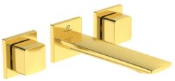 Ideal Standard Baterie lavoar incastrata, dual control, auriu mat (brushed gold), Ideal Standard Conca A7445A2 A7445A2 (A7445A2)