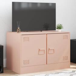 vidaXL rózsaszín acél TV-szekrény 67 x 39 x 44 cm (841633)