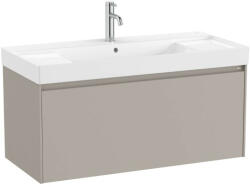 Roca Ona fiókos alsószekrény kerámia mosdóval 100x46 cm, homokszürke A851686510 (A851686510)