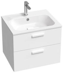 RAVAK SD Chrome II 800 mosdószekrény két fiókkal, fehér fogantyúval X000001778 (X000001778)