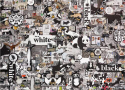 Cobble Hill 40043 - Black and White: Animals - 1000 db-os puzzle (40043)
