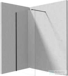 Deante PRIZMA zuhanyfal, walk-in 800 mm, fekete KTJ_N38P (KTJ_N38P)