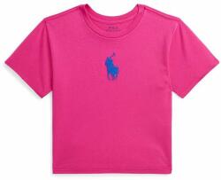 Ralph Lauren gyerek pamut póló rózsaszín - rózsaszín 155-159 - answear - 16 990 Ft