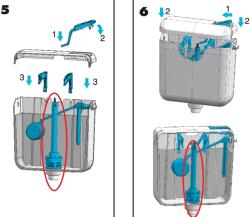 DÖMÖTÖR Dömötör Lux öblítőszelep, menetes (DÖMÖTÖR 102300)
