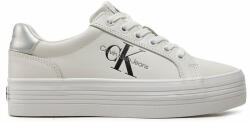 Calvin Klein Сникърси Calvin Klein Jeans Vulc Flatform Laceup Lth YW0YW01474 Бял (Vulc Flatform Laceup Lth YW0YW01474)