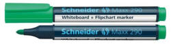 Schneider Tábla- és flipchart marker 2-3 mm kerek végű SCHNEIDER Maxx 290 zöld (29099 - 05) - cartridge
