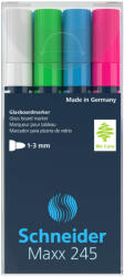 Üvegtábla marker 1-3 mm 4-es készlet SCHNEIDER Maxx 245 (E124594)