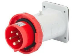 Gewiss GW60242 ipari csatlakozó beépíthető dugvilla egyenes 5P (3P+N+F) 32A IP67, 380-415V 50/60 Hz, csavaros csatlakozás (GW60242)