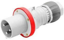 Gewiss GW61020H ipari csatlakozó lengő dugvilla egyenes 4P (3P+F) 63A IP44, 380-415V 50/60 Hz, csavaros csatlakozás (GW61020H)