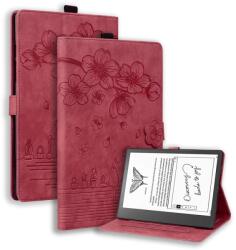  ART FLOWER Husă rabatabilă Amazon Kindle Scribe 2022 roșu