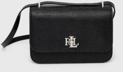 Lauren Ralph Lauren bőr táska fekete, 431934770 - fekete Univerzális méret