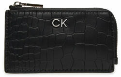 Calvin Klein Etui pentru carduri Calvin Klein Ck Daily Zip Cardholder_Croco K60K612191 Negru
