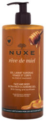 NUXE Rêve de Miel Face And Body Ultra-Rich Cleansing Gel hidratáló tusfürdő arcra és testre 750 ml nőknek - eastdoor