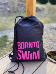 BornToSwim Hátizsák úszóknak BornToSwim Swimbag Fekete/rózsaszín