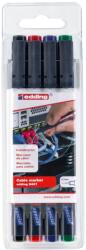 edding Marker pentru cabluri, permanent, 0.3 mm, 4 buc/set EDDING 8407 (ED484070)