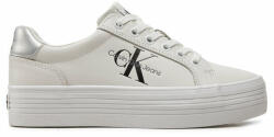 Calvin Klein Sportcipők Calvin Klein Jeans Vulc Flatform Laceup Lth YW0YW01474 Fehér 42 Női