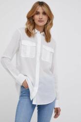 Ralph Lauren pamut ing női, galléros, fehér, regular - fehér L