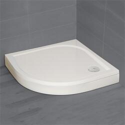 Radaway Paros A íves zuhanytálca szifonnal 90x90 cm, fehér (RW-MBA9090-03-1)