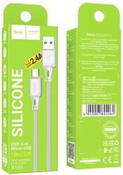 hoco. X101 USB - Micro USB adat- és töltőkábel 1m (fehér)