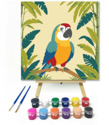  Dzsungel színpompája - gyerek számfestő készlet