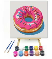  Rózsaszín reggeli - gyerek számfestő készlet