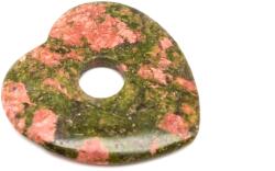 R. M. ékszer Unakit fánk szív 40x40mm (010341)