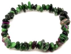 R. M. ékszer Splitter karkötő Rubin zoizit (098546)