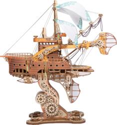 Howcat Puzzle 3D, Corabia In Jurul Lumii In 80 de zile, HC, lemn, 421 piese